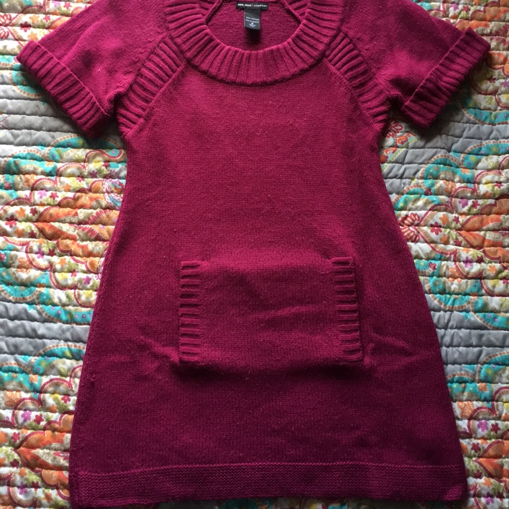 New York & Company Mini Sweater Dress